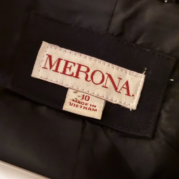 Merona Women's Black Suit Jacket - Picture 4 of 9